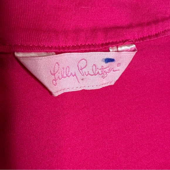 Lilly Pulitzer Pink Short Sleeve Womens Top - Picture 3 of 5